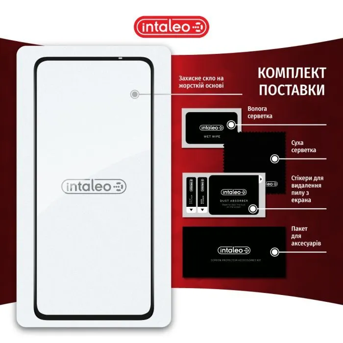 Скло захисне Intaleo Full Glue Xiaomi Redmi Note 14 5G Black (1283126599460) зображення 8