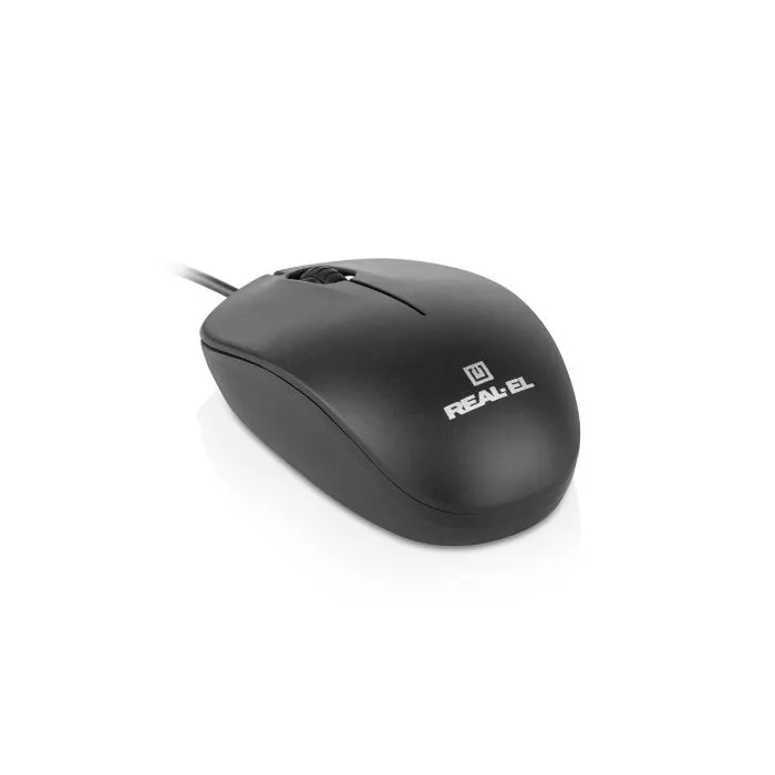 Мишка REAL-EL RM-206 USB Black (EL123200061) зображення 3