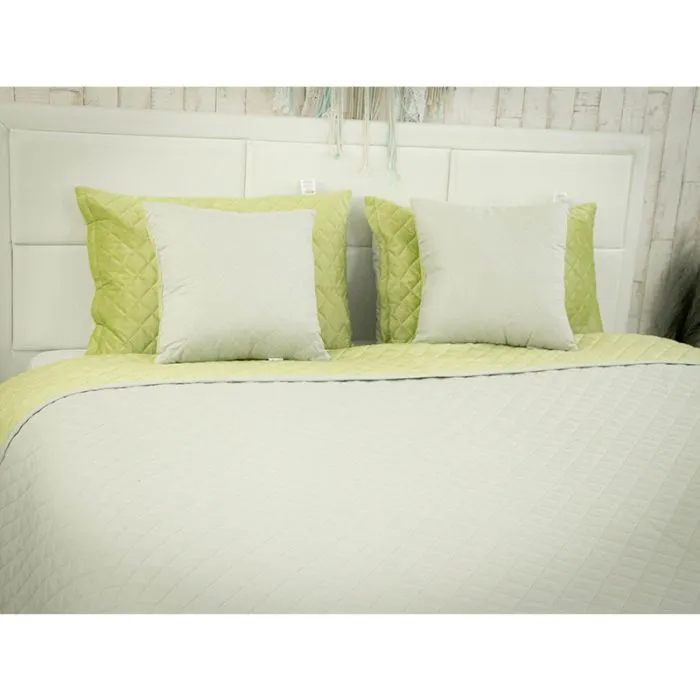 Покривало Руно Olive Green ромб велюр 180х220 (340.55_Olive Green ромб) зображення 8