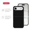 Чохол до мобільного телефона Intaleo Silicone Case Apple iPhone 17 Air Black (1283126630460) зображення 3