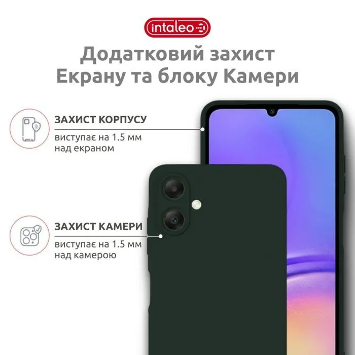Чохол до мобільного телефона Intaleo SoftShell Samsung Galaxy A07 Dark Green (1283126631252) зображення 3