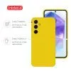 Чохол до мобільного телефона Intaleo Silicone Samsung Galaxy A55 Yellow (1283126600258) зображення 3
