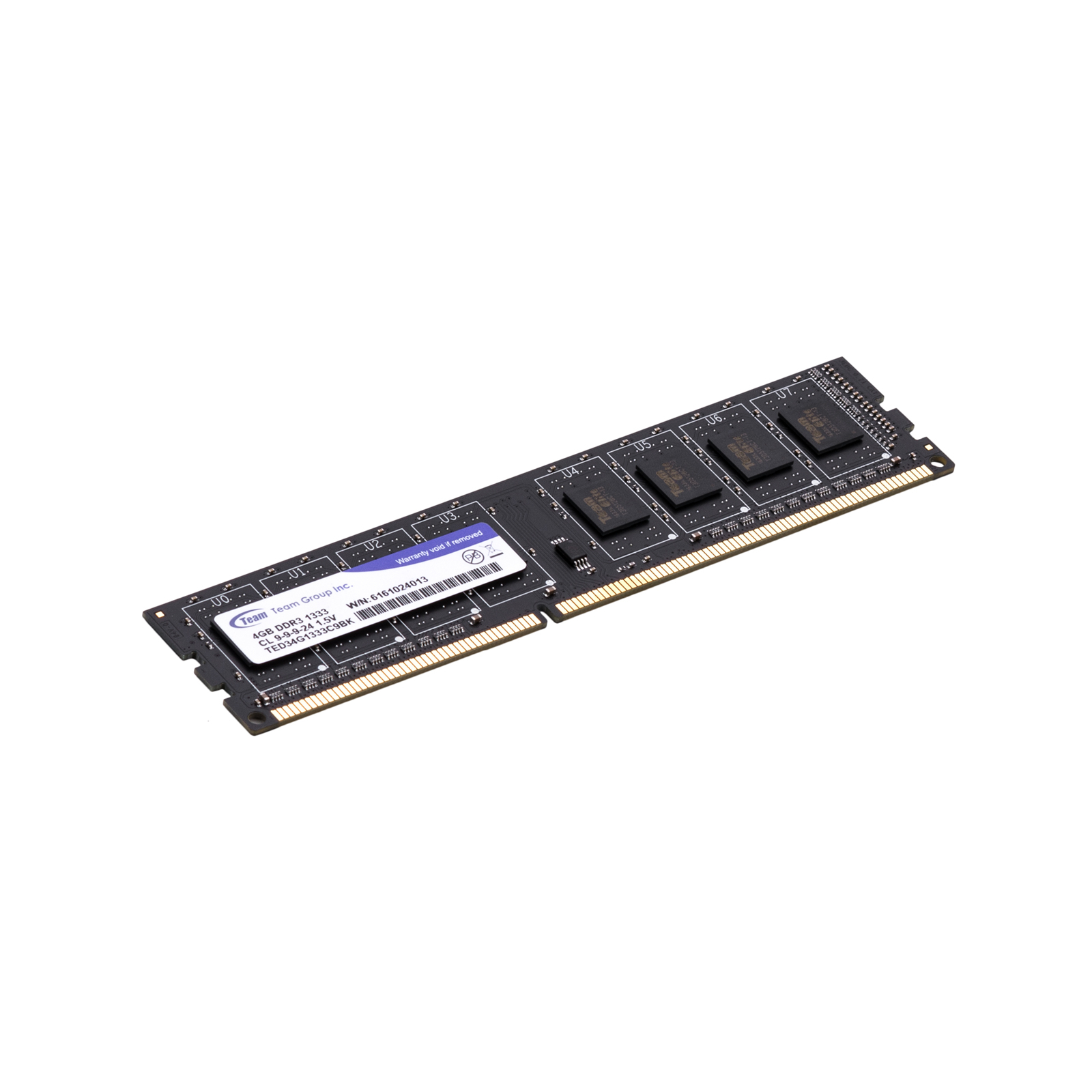 Модуль пам'яті для комп'ютера DDR3 4GB 1333 MHz Team (TED34G1333C901 / TED34GM1333C901)