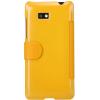 Чохол до мобільного телефона Nillkin для HTC Desire 600-Fresh/ Leather/Yellow (6088700) зображення 2