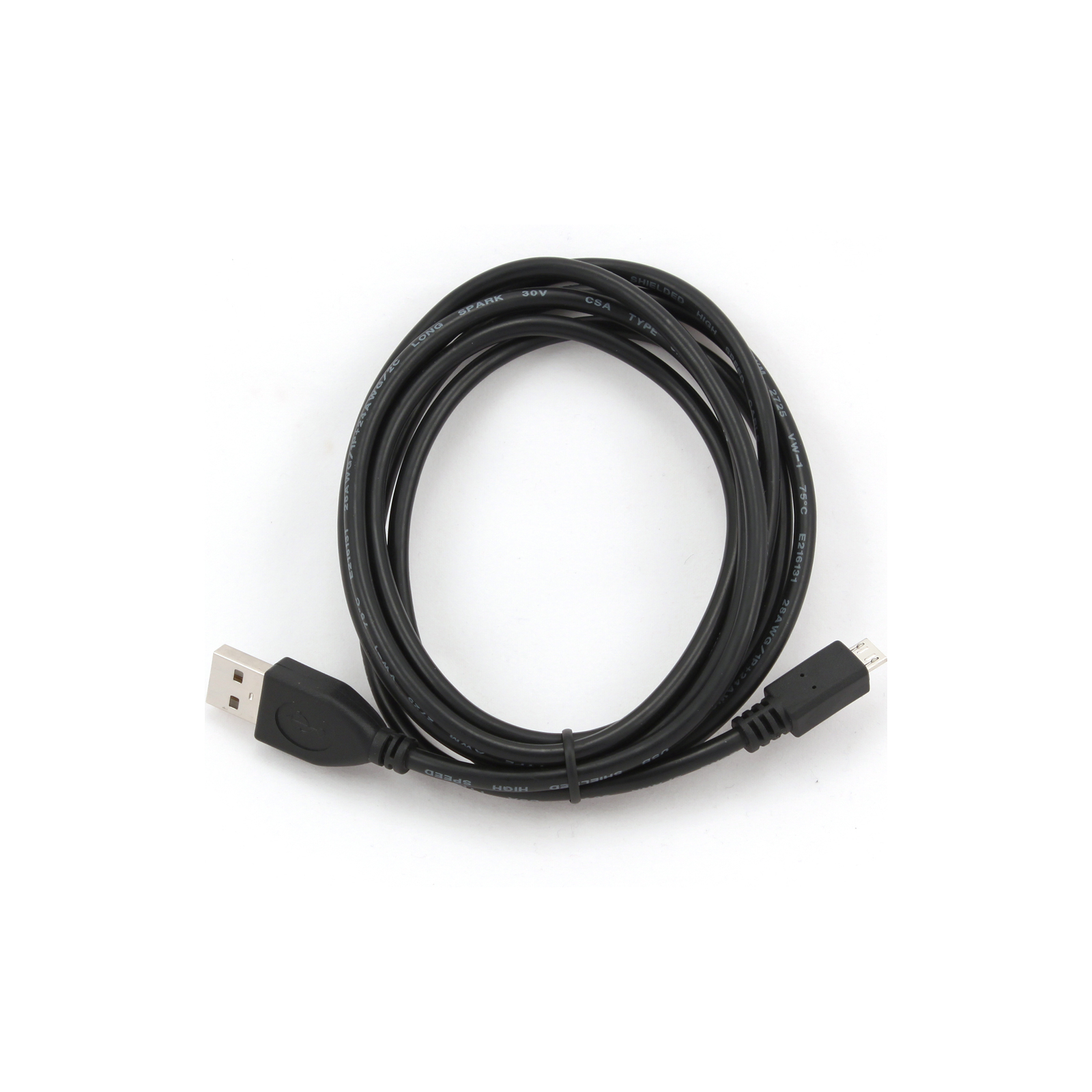 Дата кабель USB 2.0 Micro 5P to AM 0.5m Cablexpert (CCP-mUSB2-AMBM-0.5M) зображення 2