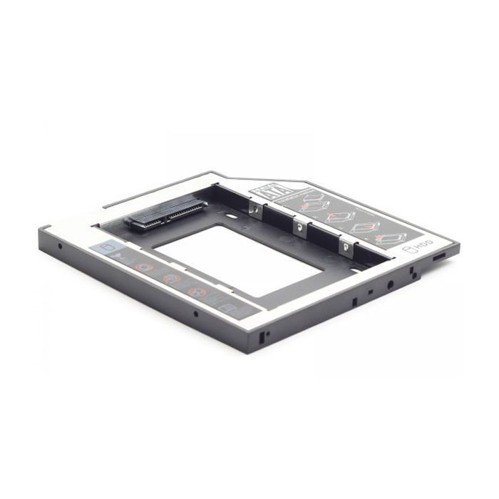 Фрейм-переходник Gembird 2.5" HDD/SSD to laptop slim 5.25'' bay (MF-95-01) изображение 2