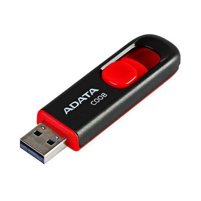 USB флеш накопитель ADATA 16GB C008 White USB 2.0 (AC008-16G-RWE) изображение 2