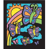 Набор для творчества Melissa&Doug Магическая бархатная раскраска Бабочки (MD5394) изображение 2