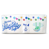 Подгузники BabyBaby Soft Standard Maxi 4 (7-18 кг) 50 шт (8588004865648)