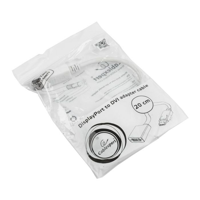 Переходник DisplayPort to DVI Cablexpert (A-DPM-DVIF-002-W) изображение 2