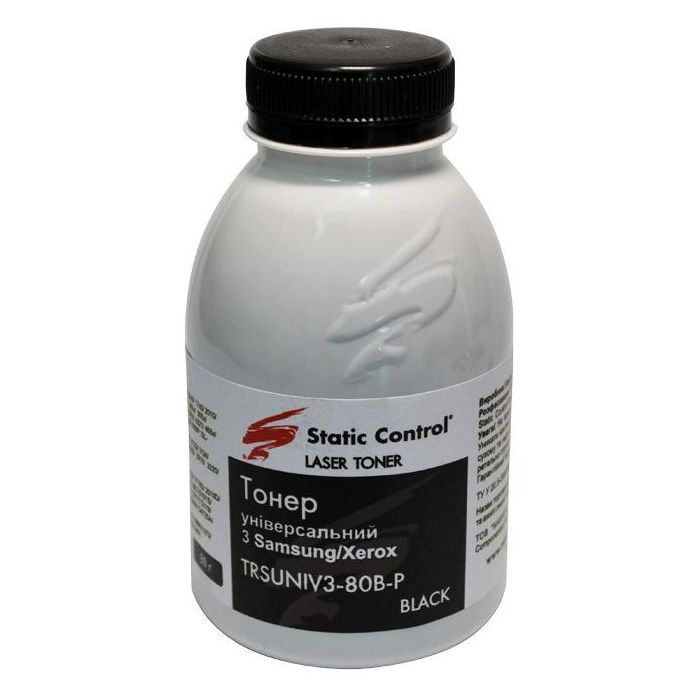 Тонер Samsung/Xerox Static Control (TRSUNIV3-80B-P)