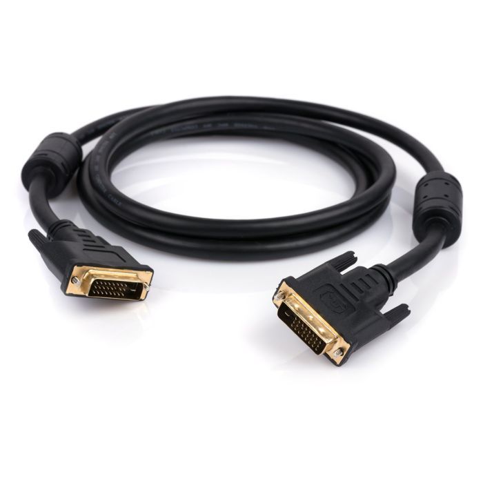 Кабель мультимедійний DVI 24+1 1.8m Vinga (DVI01-1.8) зображення 2
