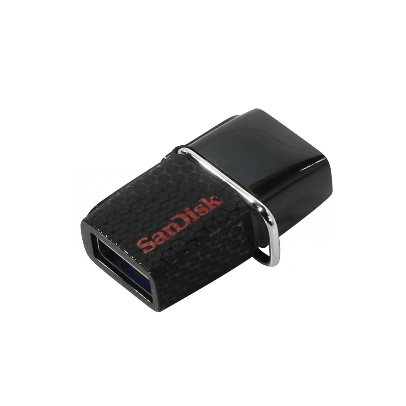 USB флеш накопитель SanDisk 16GB Ultra Dual Drive OTG Black USB 3.0 (SDDD2-016G-GAM46) изображение 3