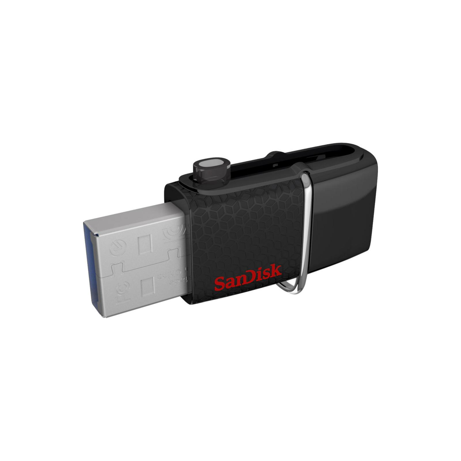 USB флеш накопитель SanDisk 16GB Ultra Dual Drive OTG Black USB 3.0 (SDDD2-016G-GAM46) изображение 4