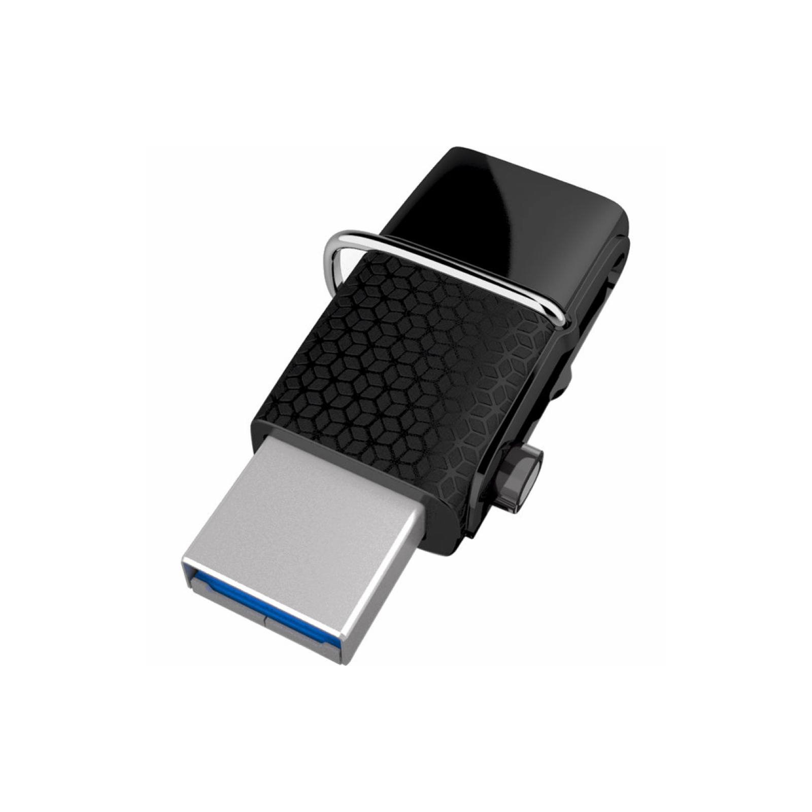USB флеш накопичувач SanDisk 16GB Ultra Dual Drive OTG Black USB 3.0 (SDDD2-016G-GAM46) зображення 6