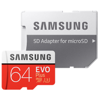 Карта памяти Samsung 64GB microSD class 10 EVO PLUS UHS-I (MB-MC64GA/RU) изображение 4