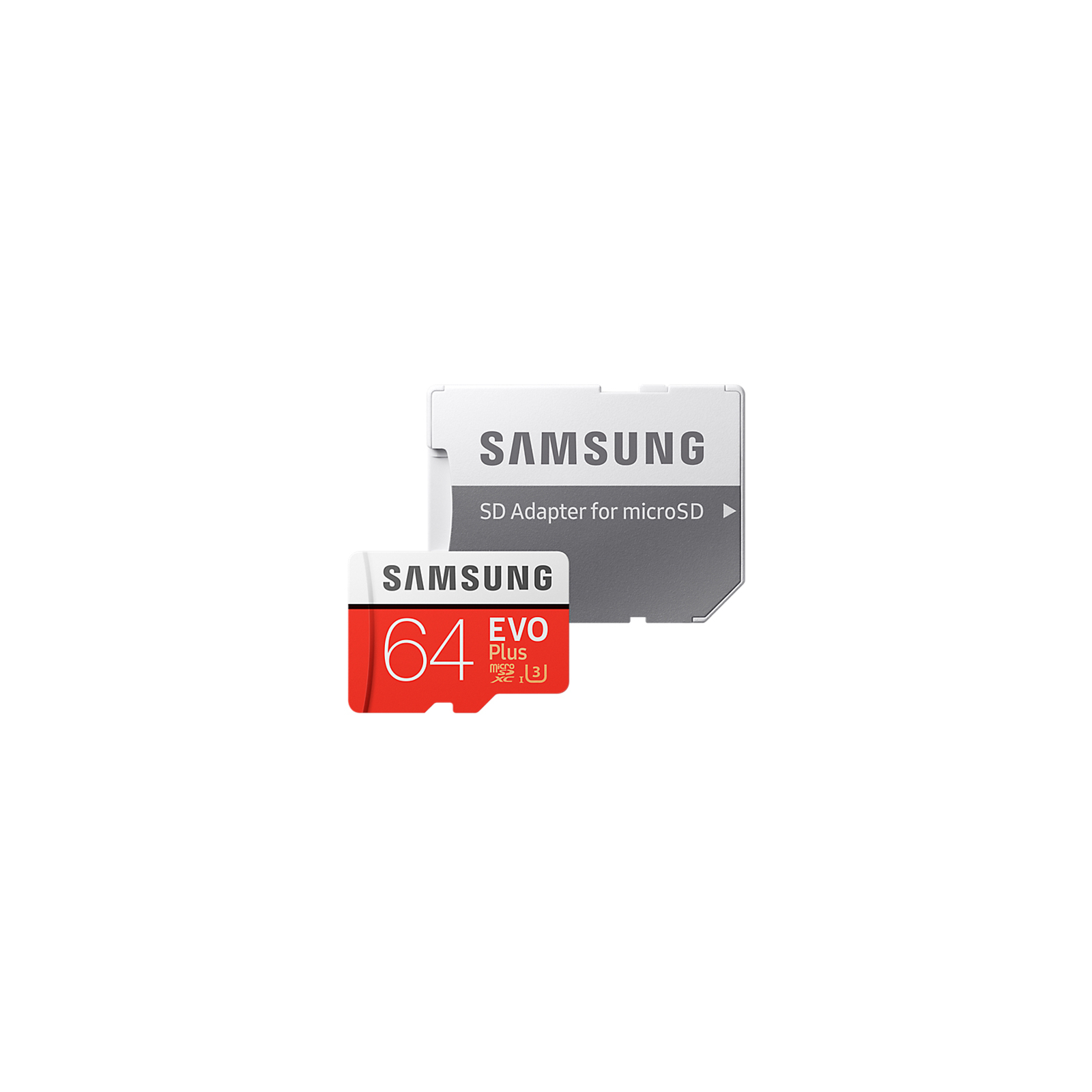 Карта пам'яті Samsung 64GB microSD class 10 EVO PLUS UHS-I (MB-MC64GA/RU) зображення 4