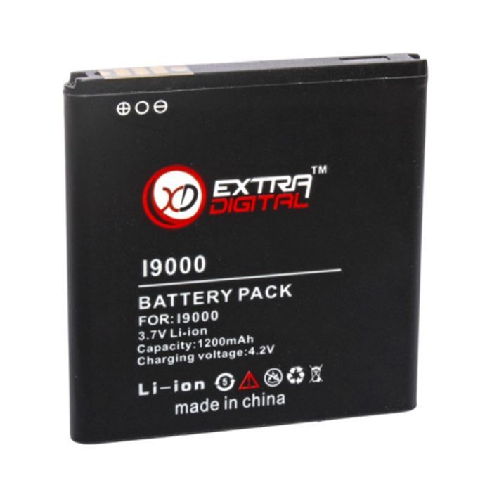 Аккумуляторная батарея Extradigital Samsung GT-i9000 Galaxy S (1200 mAh) (BMS1129)