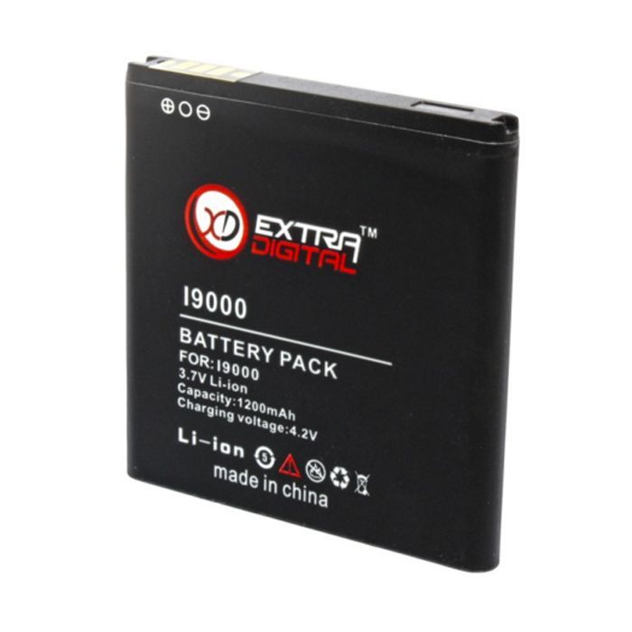 Аккумуляторная батарея Extradigital Samsung GT-i9000 Galaxy S (1200 mAh) (BMS1129) изображение 2