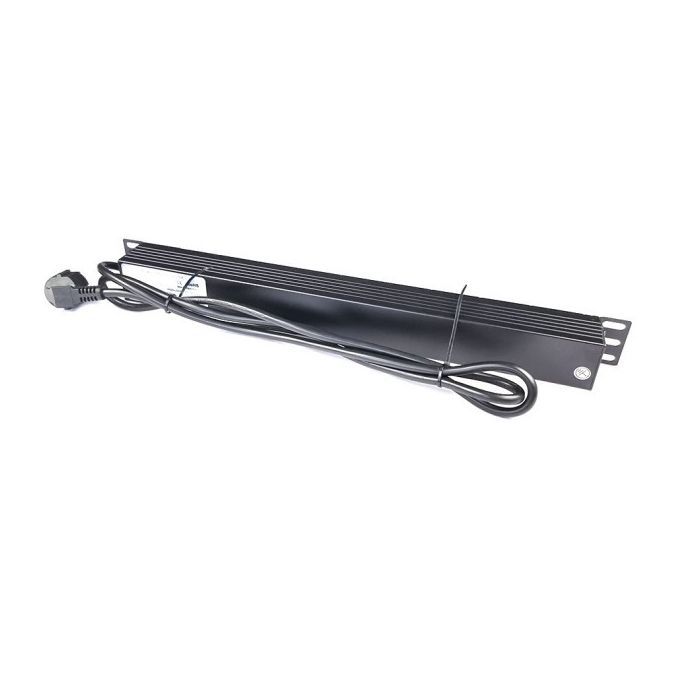 Силовой блок Eserver 19" 8 розеток, выкл., алюм. корпус PDU 220В, 16А (WT-2261A-GER-8WAY) изображение 4