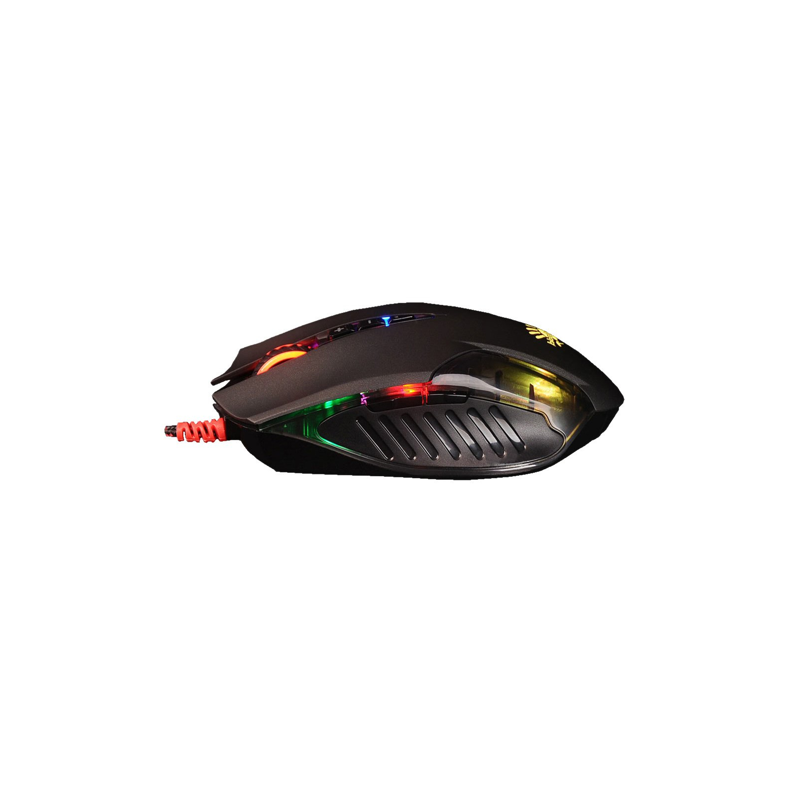 Мышка A4Tech Bloody Q50 Neon XGlide USB Black изображение 2