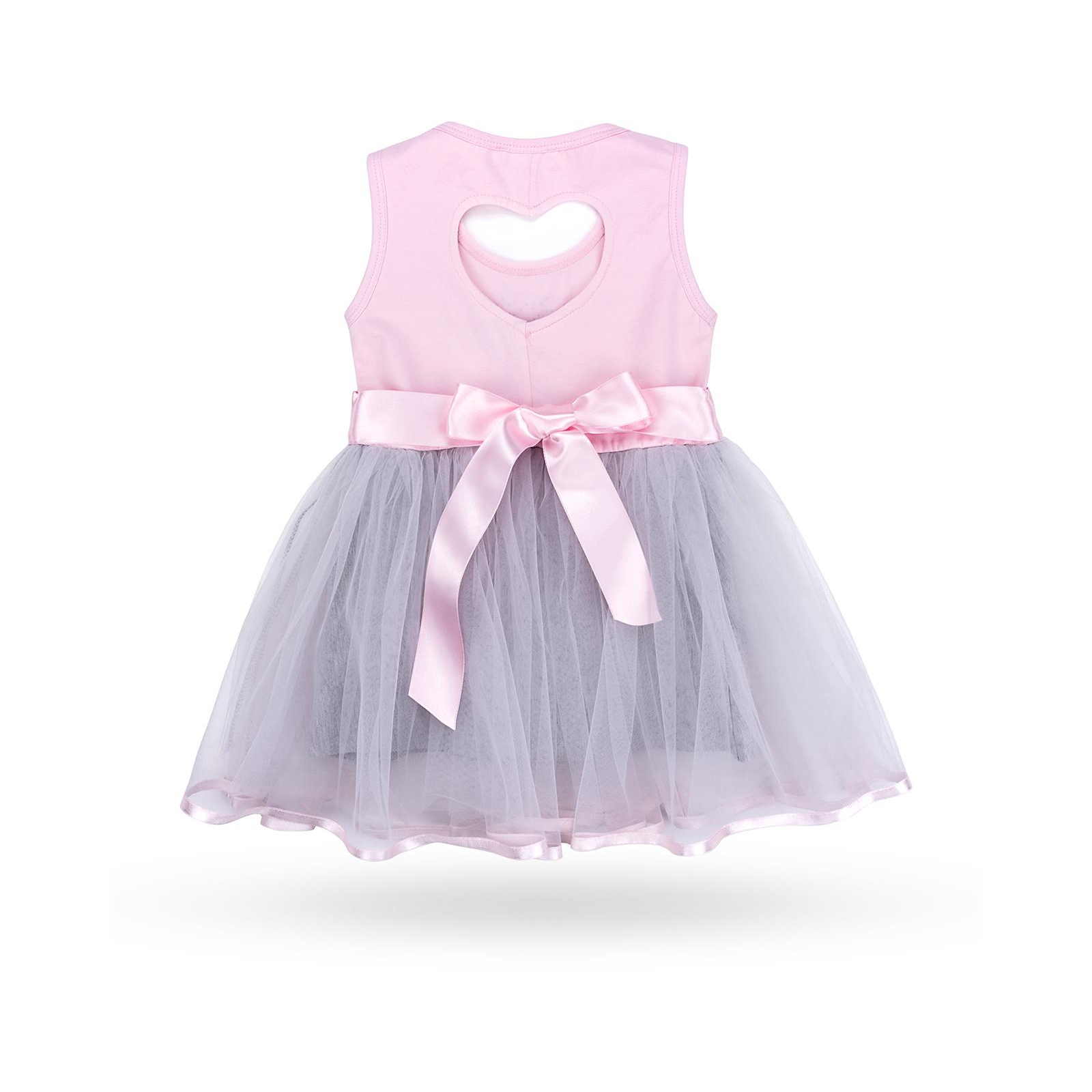 Платье Breeze сарафан с фатиновой юбкой и сердцем (10862-110G-pink) изображение 2