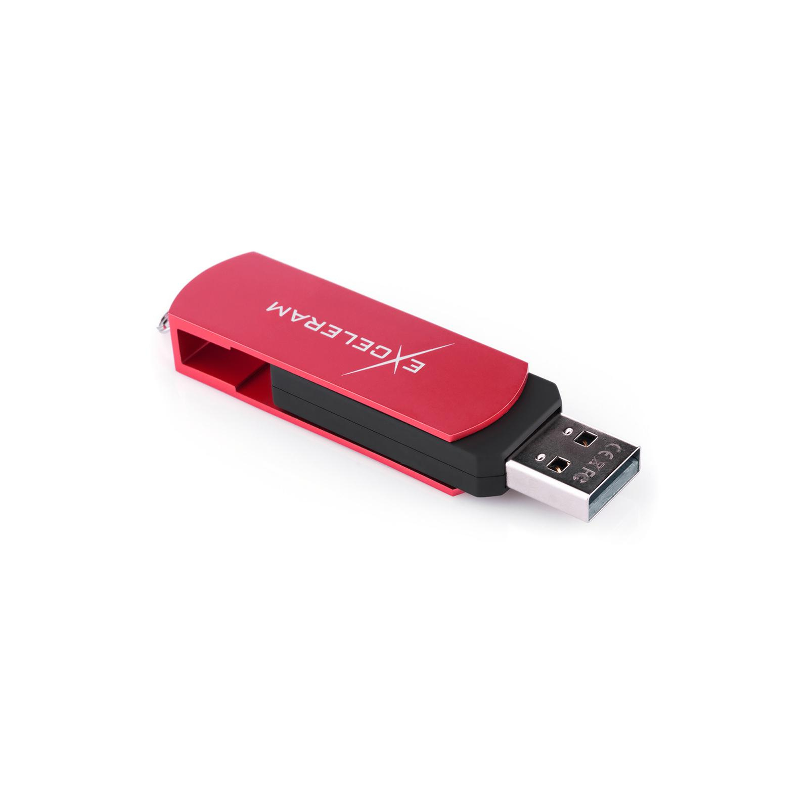USB флеш накопитель eXceleram 32GB P2 Series Red/Black USB 2.0 (EXP2U2REB32) изображение 5
