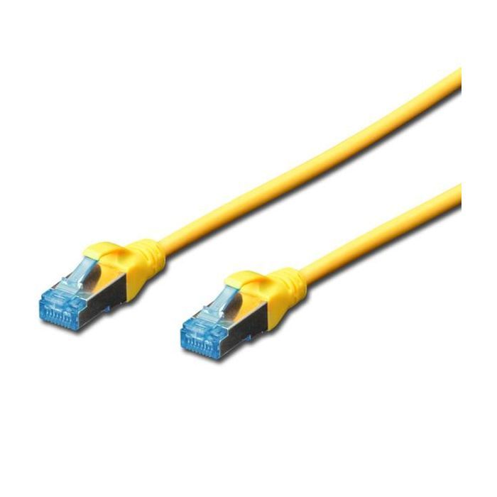 Патч-корд Digitus 5м, cat.5e, SF-UTP, AWG 26/7, yellow (DK-1531-050/Y)