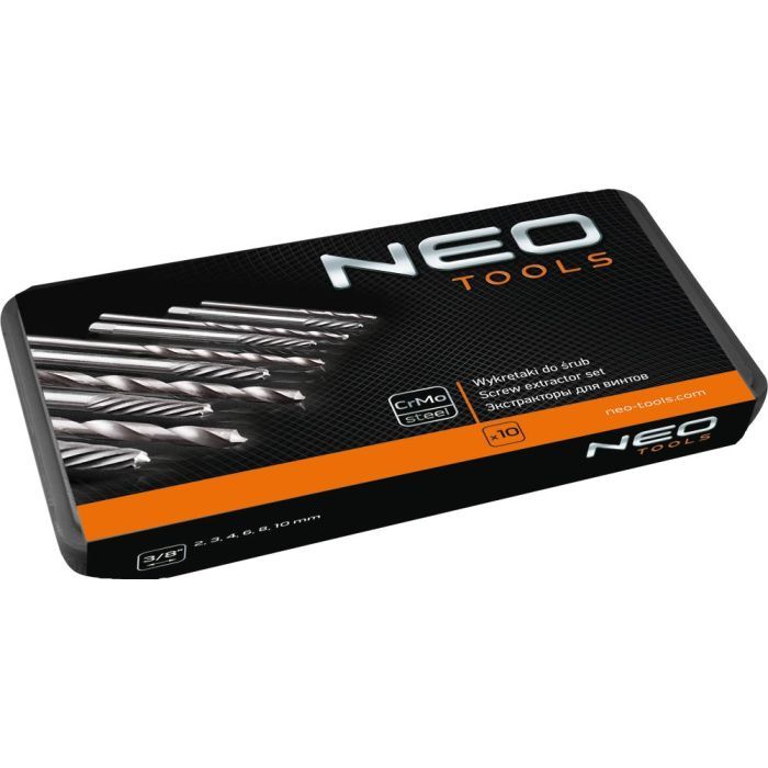 Екстрактор Neo Tools для сломанных винтов 10 шт. (09-609) зображення 2