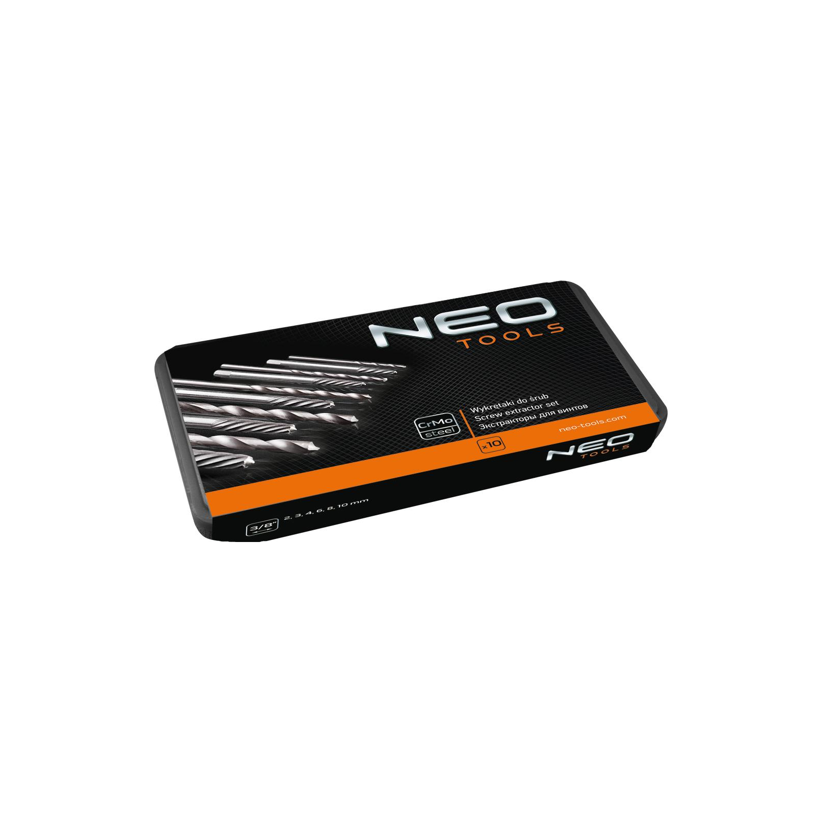 Екстрактор Neo Tools для сломанных винтов 10 шт. (09-609) зображення 2