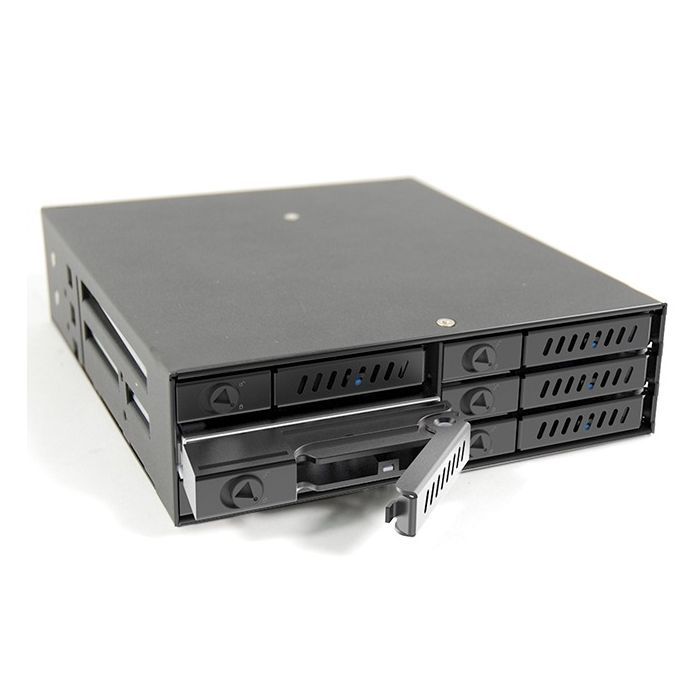 Бекплейн Chieftec 1x5.25"/6x2.5" Hot-Swap Metal (CMR-625) зображення 7