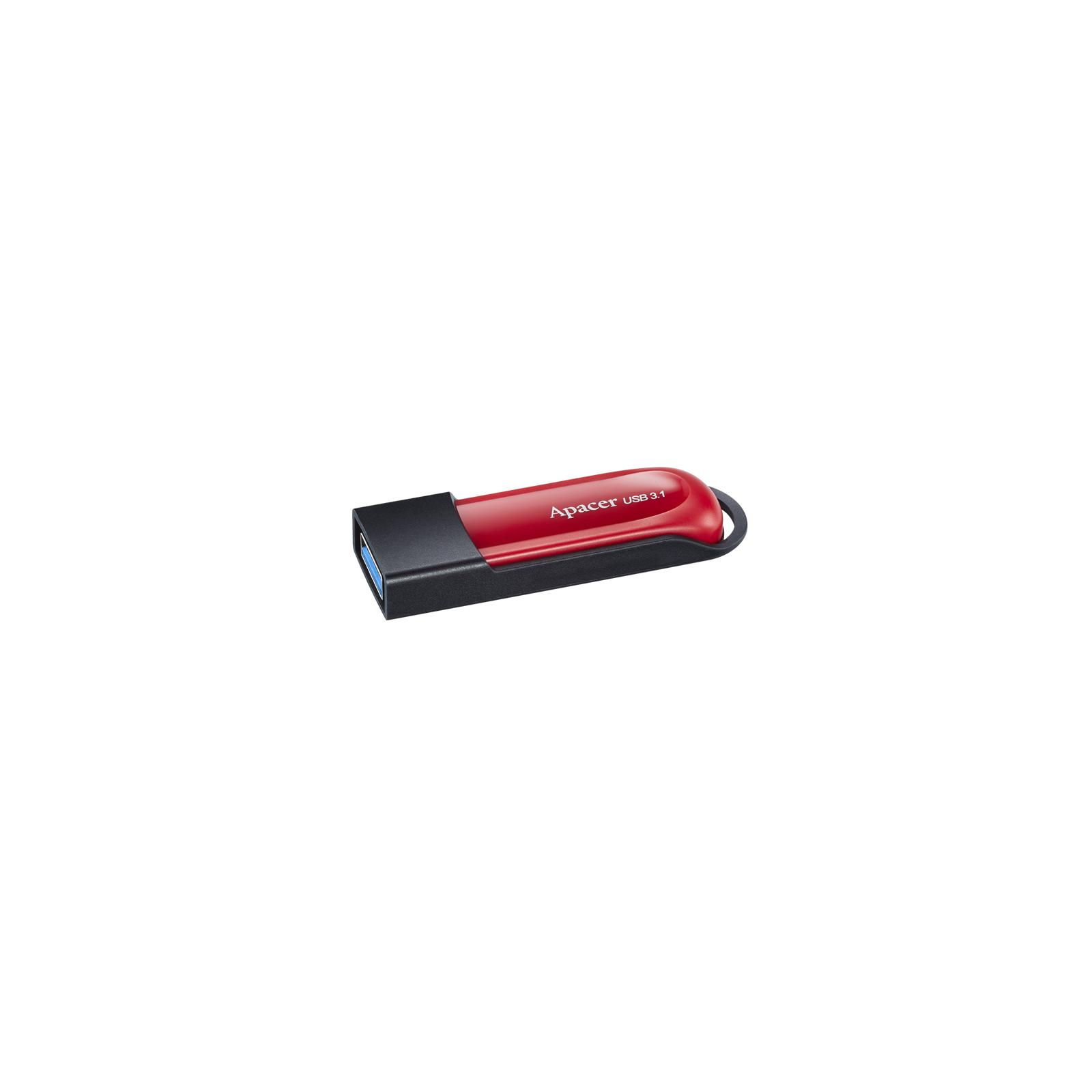 USB флеш накопитель Apacer 16GB AH25A Black USB 3.1 Gen1 (AP16GAH25AB-1) изображение 2