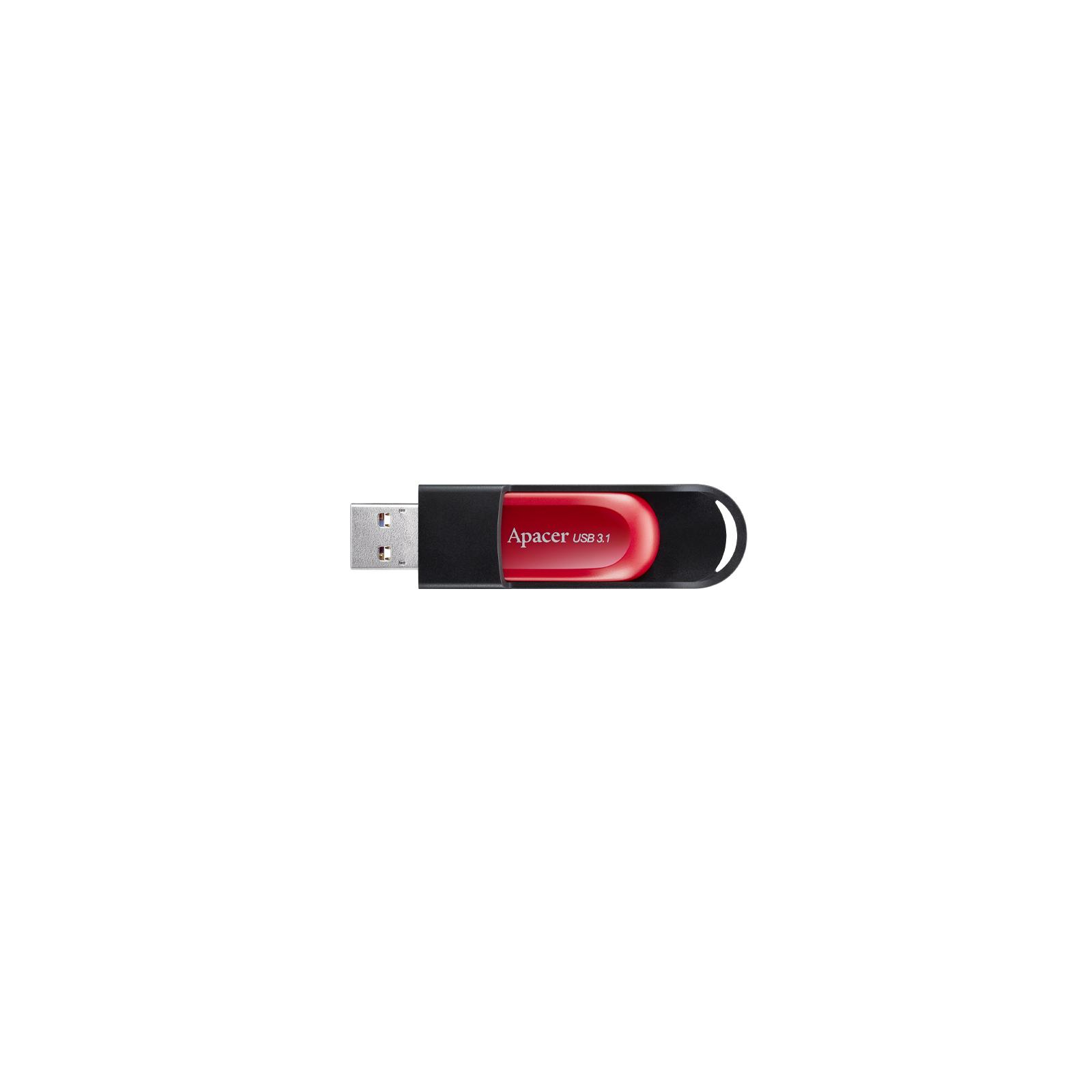 USB флеш накопитель Apacer 16GB AH25A Black USB 3.1 Gen1 (AP16GAH25AB-1) изображение 4