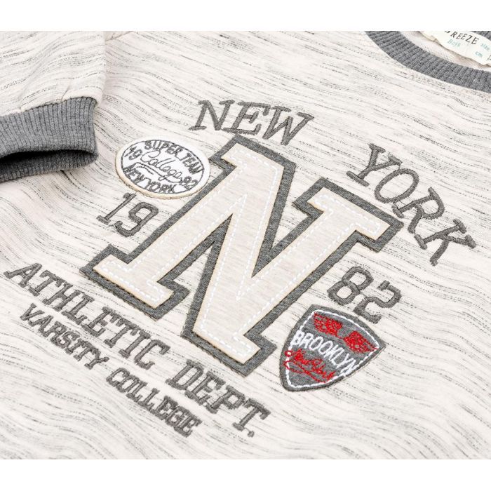 Набор детской одежды Breeze "NEW YORK" (11654-116B-gray) изображение 9