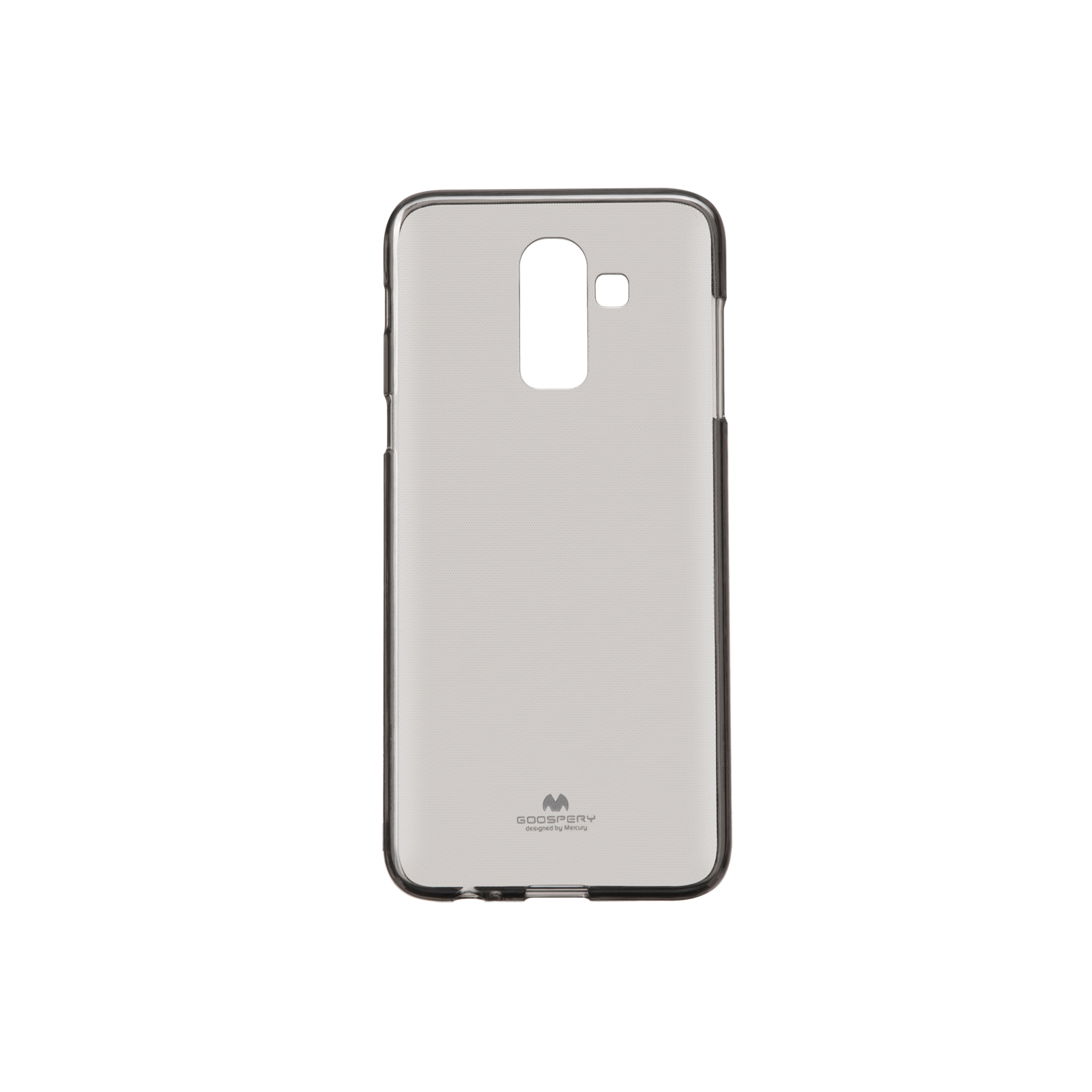 Чехол для мобильного телефона Goospery Transparent Jelly Samsung Galaxy J8 J810 Black (8809621284538)