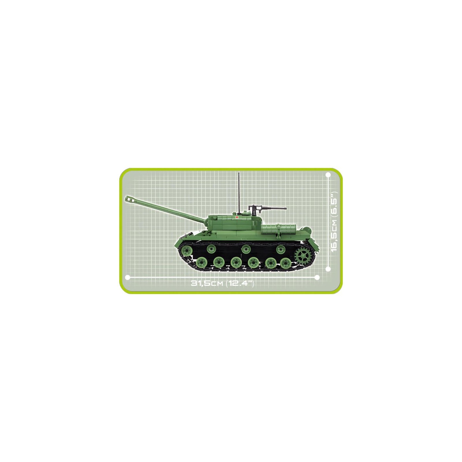 Конструктор Cobi Танк ІС-3 590 деталей (5902251024925) зображення 7