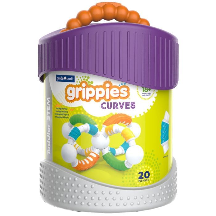 Конструктор Guidecraft Grippies Curves, 20 деталей (G8319)