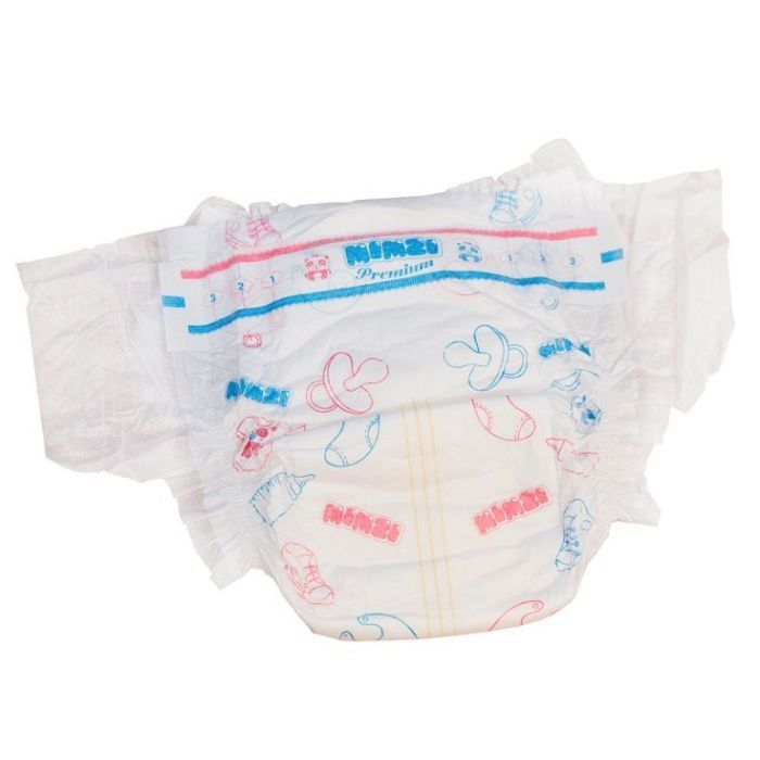 Подгузники Mimzi S 3-6 кг 84 шт (MDS84) изображение 7