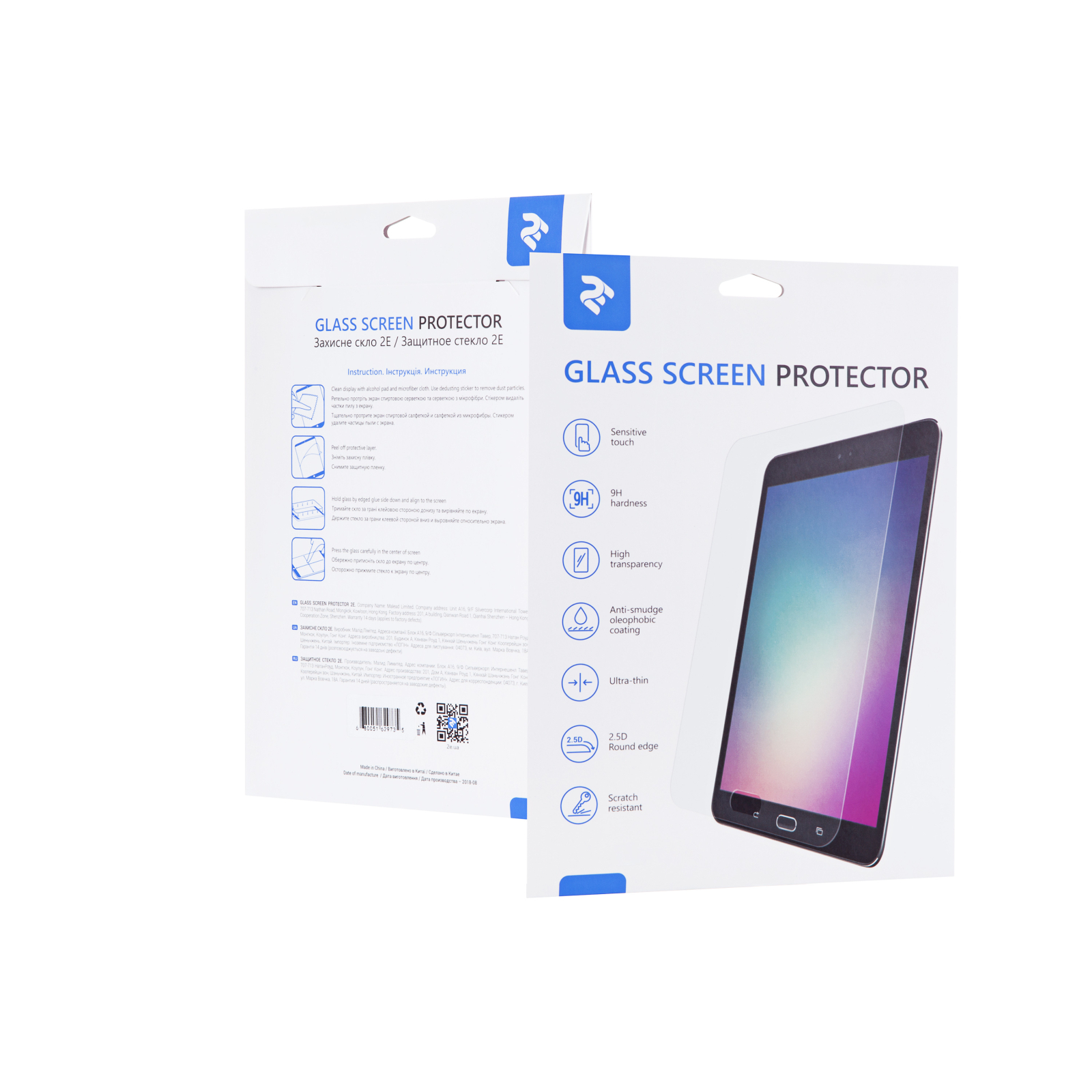 Скло захисне 2E Samsung Galaxy Tab S5e (SM-T725), 2.5D, Clear (2E-G-TABS5E-LT25D-CL) зображення 5
