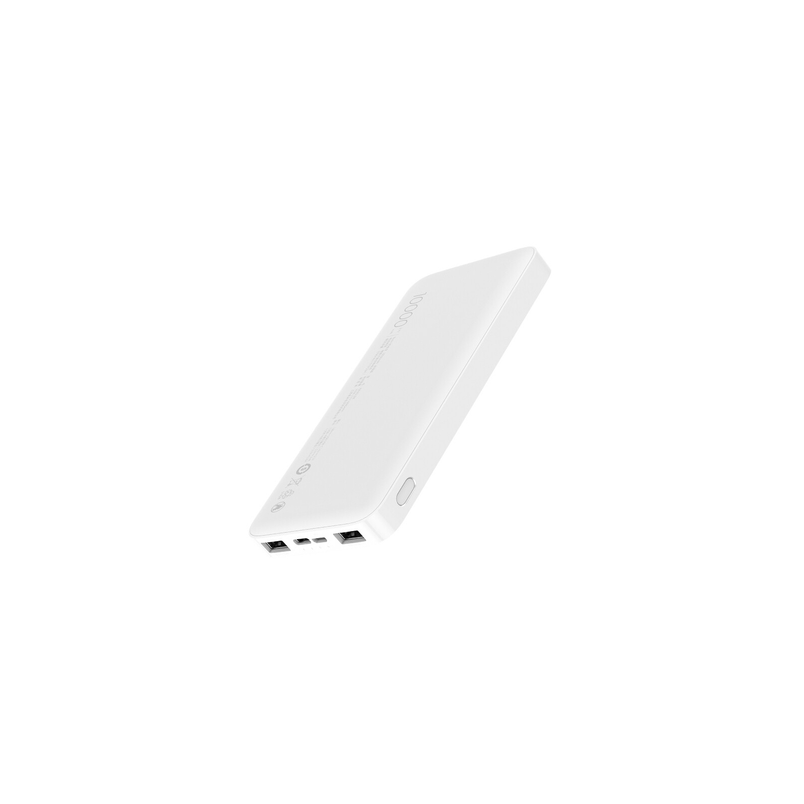 Батарея універсальна Xiaomi Redmi 10000mAh (in 2.1A Micro-USB,Type-C/ out 2*2.4A) White (VXN4286) зображення 2