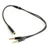 Кабель мультимедийный Jack 3.5mm F to 2 x Jack 3.5mm M Cablexpert (CCA-418M)