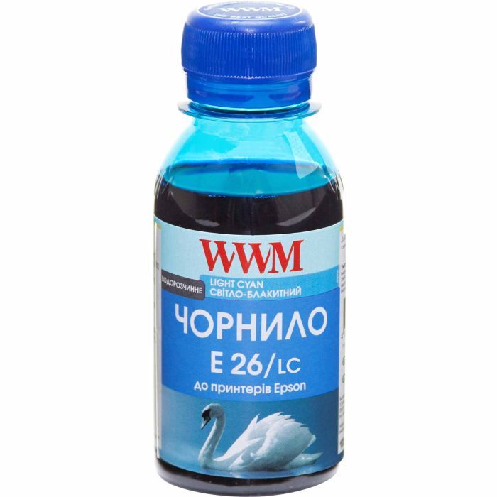 Чернила WWM Epson XP-55/XP-750/XP-850 100г Light Cyan (E26/LC-2)
