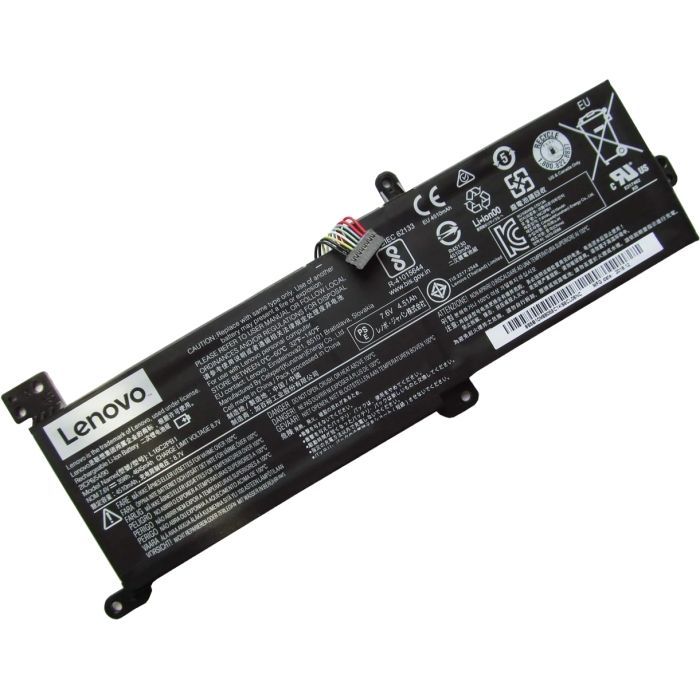 Аккумулятор для ноутбука Lenovo IdeaPad 320-15 L16C2PB1, 4645mAh (35Wh), 2cell, 7.6V, Li-ion (A47412) изображение 2