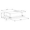 Витяжка кухонна Eleyus LOTUS 470 60 WH (LOTUS47060WH) зображення 9