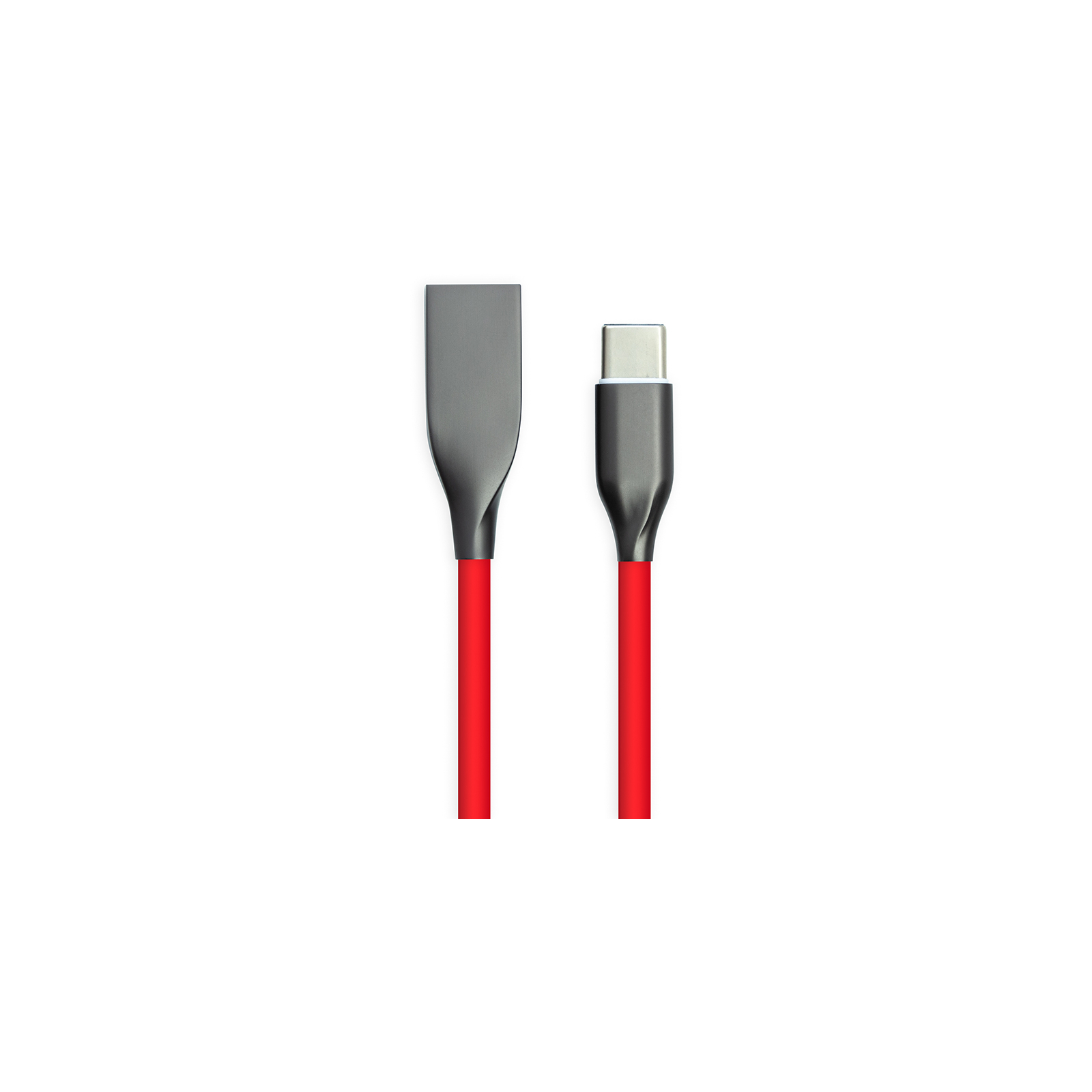 Дата кабель USB 2.0 AM to Type-C 1.0m red PowerPlant (CA911387)
