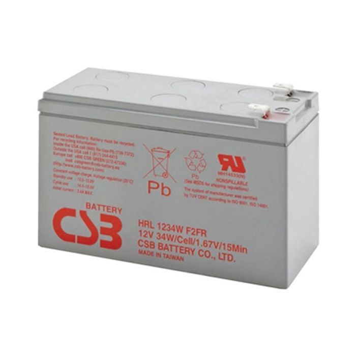 Батарея к ИБП CSB 12В 9Ач (HRL1234WF2FR) (HRL1234WF2FR)