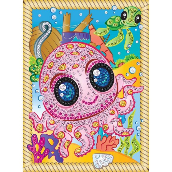 Набор для творчества Sequin Art SMOOGLES Осьминог (SA1813) изображение 2