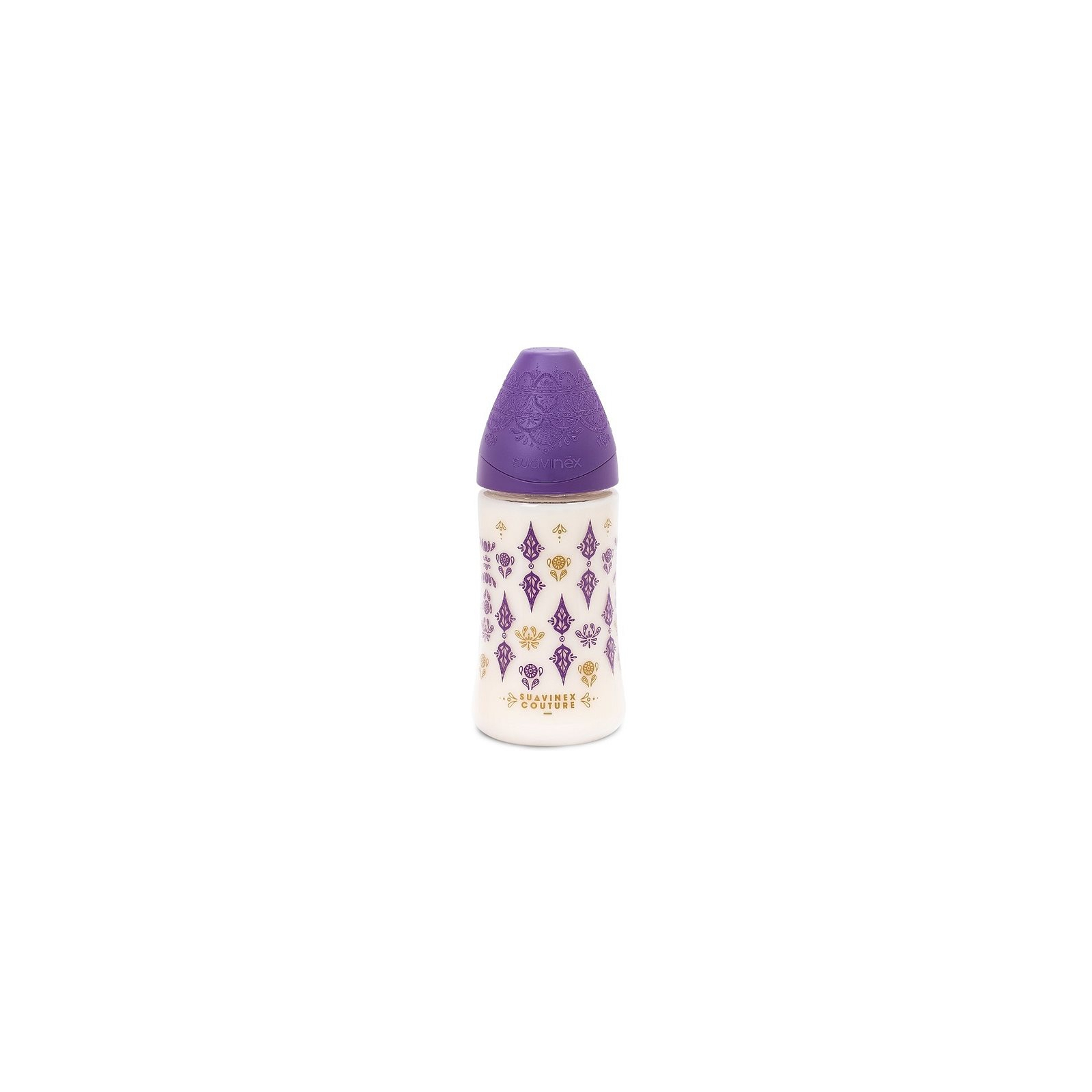 Бутылочка для кормления Suavinex Couture 270 мл фиолетовая (304161)