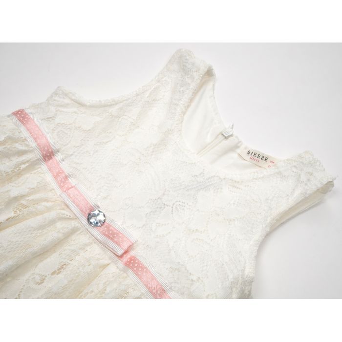 Плаття дитяче Breeze туніка мереживна (12952-98G-cream) зображення 7