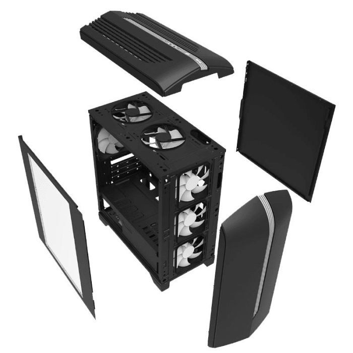 Корпус Gamemax Centauri Black Gray (H601BG) изображение 10